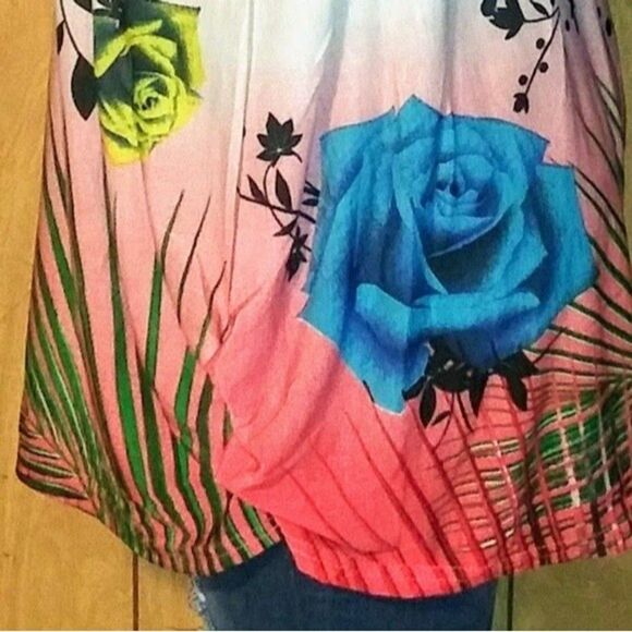 Red Butterfly Shirt With Bling - Picture 6 of 10